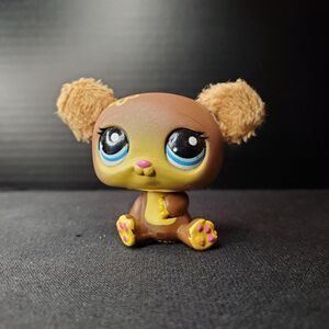 LPS Littlest Pet Shop 2007 Honey Hideaway Bear #2468 Fuzzy Ears